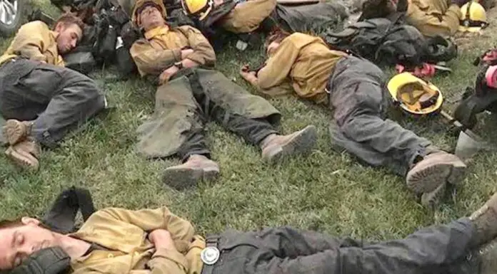 Fire Department Shares Photo Of The Toll Wildfires Takes On Firefighters