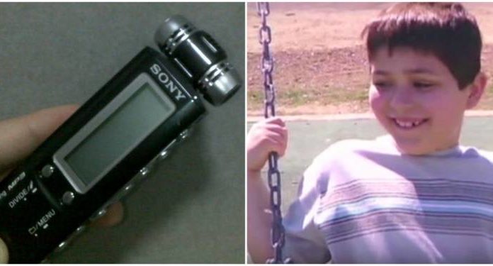 Dad sends 10-yr-old son to school with hidden tape recorder, can’t believe when he hears the recording