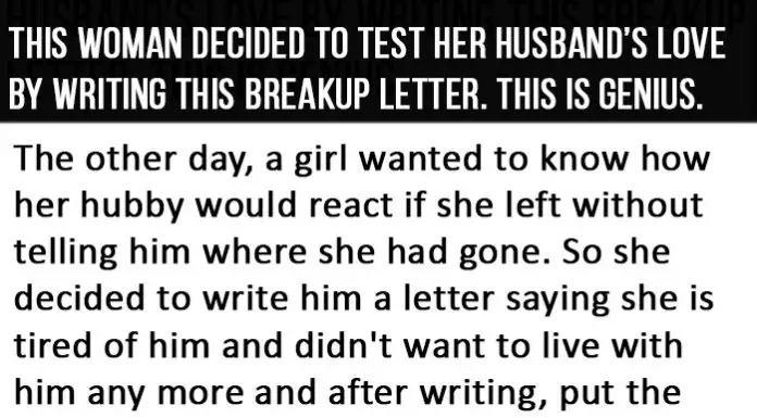 Best Reaction To A Breakup Letter. This Is Genius.