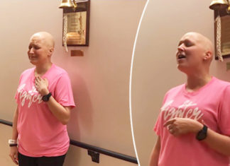 Woman Sings ‘Amazing Grace’ to Celebrate Her Last Chemo