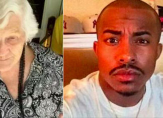 Two young men watched elderly lady’s every move and offered their kindness when she needed it the most