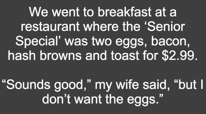 This woman had the perfect response when a waitress refused to take her order