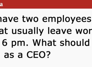 CEO Asks Internet How To Deal With Two Employees Who Constantly Leave Work At 6 PM, Gets Shut Down