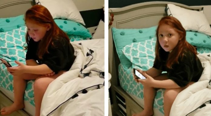 Her reaction to dad’s surprise homecoming will make you cry