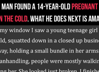This Man Just Found A 14 Year Old Pregnant Girl Out In The Cold. This Is Heartbreaking.