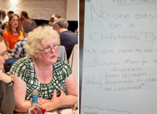 Muslim-owned restaurant hangs huge note out front about Christmas day that’s going quickly viral