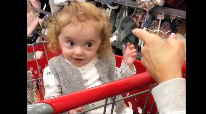 Sassy Little One Chatting With Grandma