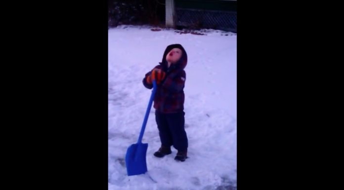 4-yr-old boy has had enough of shoveling snow so he sends Jesus a hilarious message that’s winning the internet
