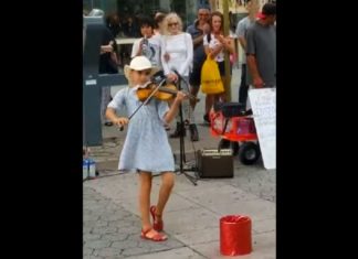Nine-Year-Old violinist wows with “Despacito” cover