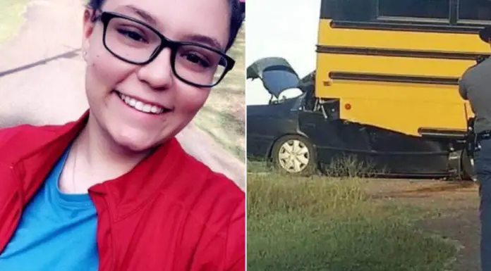 Teen slams into school bus and dies instantly, Then police find cellphone in her hand