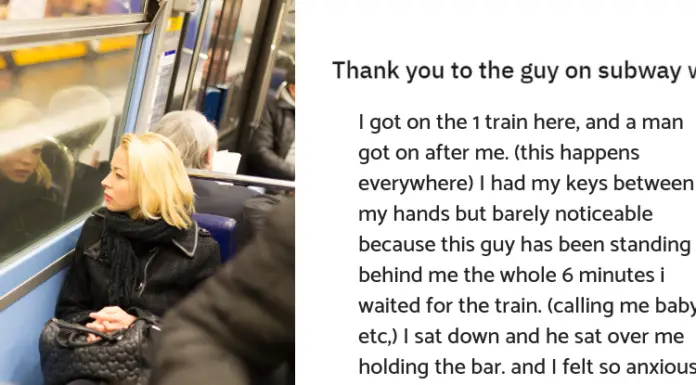 Woman Shares Thank You Note to Stranger On the Subway for ‘Reading Her Body Language’