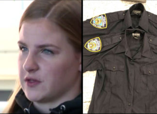 Teen makes headlines after cutting up cop’s uniform