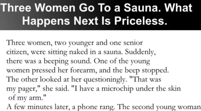 3 Women Sitting In A Sauna Have A Hilarious Conversation About Technology