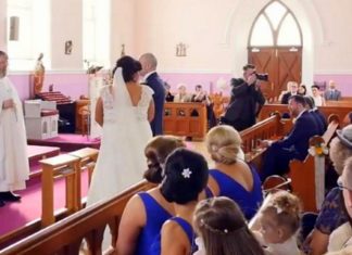 Bride And Groom Surprised By Incredible Religious Flash Mob