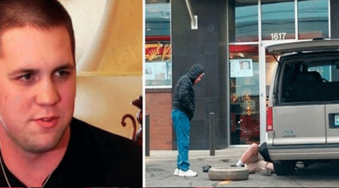 Man Fixes 91-Year-Old Man’s Flat Tire, Then Girlfriend Alerts Him Of His New Internet Popularity