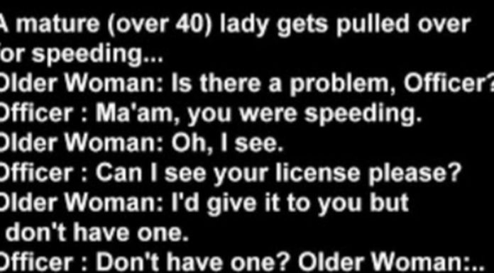 Police Officer Learns The Hard Way NOT To Mess With Senior Citizens