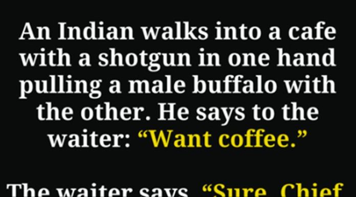 An Indian walks into a cafe….