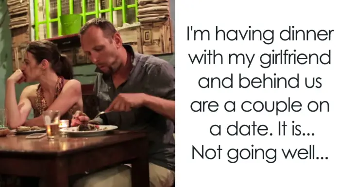 When a police officer overheard a guy treating his date terribly, an epic dialogue took place