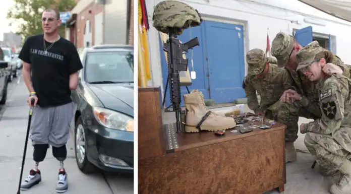 Parents tell son they can’t take care of a handicap, don’t realize their son lost limbs in the war