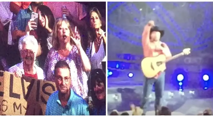 Garth Brooks serenades concert fan on her 89th birthday