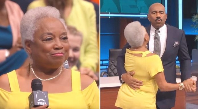 Granny and Steve Harvey have audience roaring with dance moves