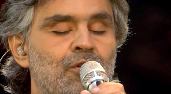 Andrea Bocelli beautifully sings Phantom of the Opera cover