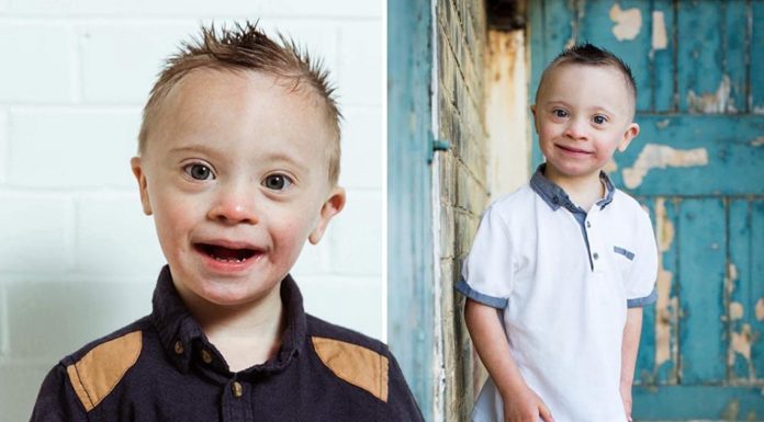 4-year-old boy with Down’s Syndrome nicknamed ‘Smiley Riley’ captures thousands of hearts, only to land modelling job