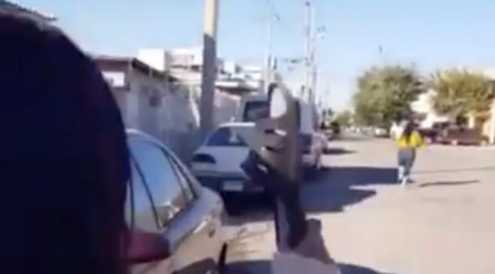 Angry mom hits her daughter with a sandal from 50 yards away and we’re all pretty impressed