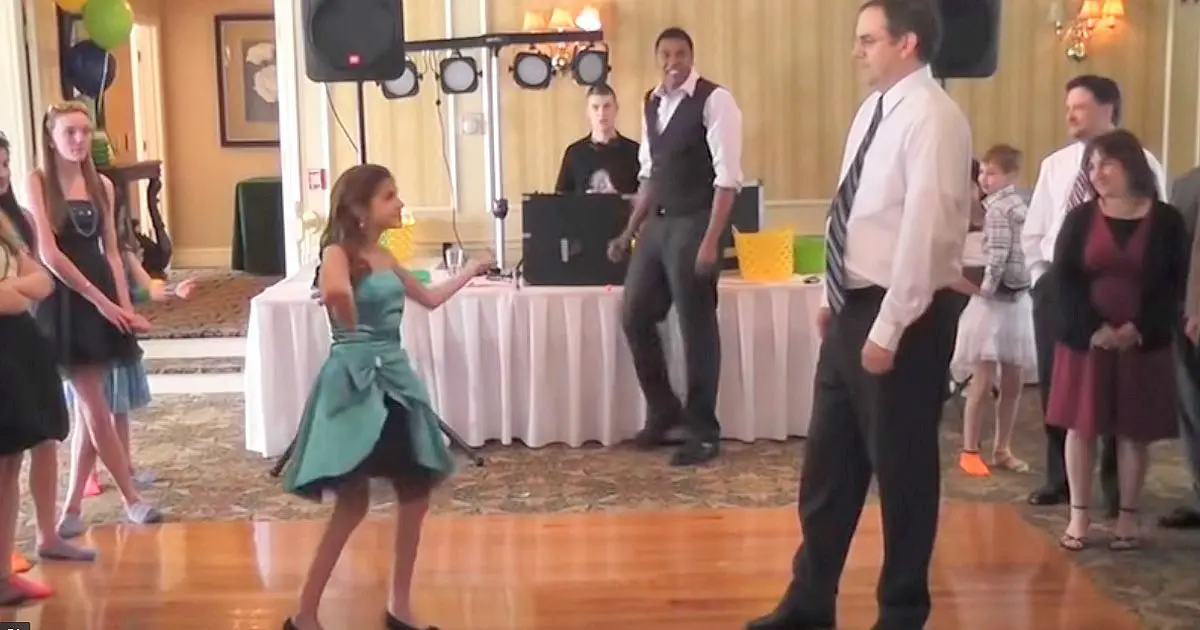 Girl Calls Her Awkward Dad To The Dance Floor And Then He Steals The