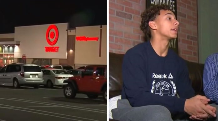 Courageous teen steps in when stranger behaves inappropriately with girl in store