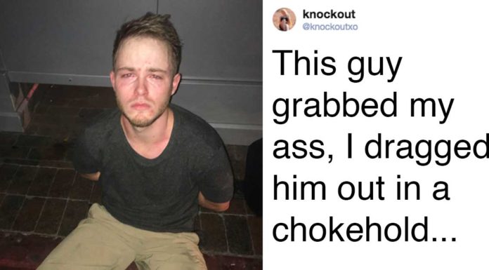 Woman makes man who groped her cry, but people don’t think she has the right