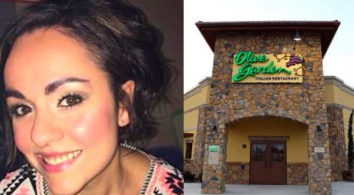 Mom And Disabled Husband Receive Horrible Note At Olive Garden