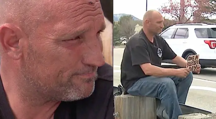 Homeless man hears fiery crash, drops sign and starts plucking folks from cars