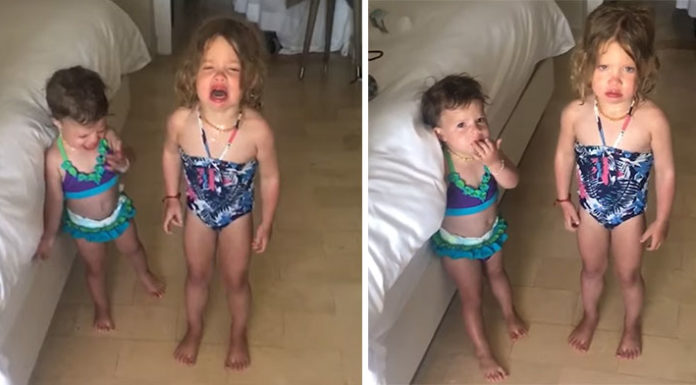 Dad Has Easy Way To Stop Daughters From Crying