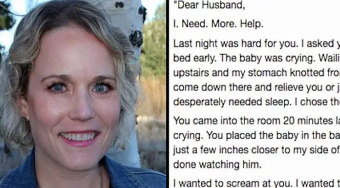 Parenting Advice: Mom’s Post Desperately Asking Her Husband to Help with their New Baby Goes Viral.