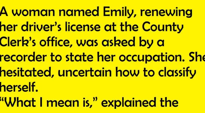 Stay-At-Home Mom Is Asked To State Her Occupation, Her Answer Is Hilarious