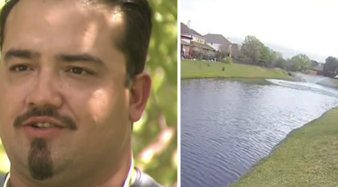 Man feels something below the surface, notices a little foot and pulls drowning 4-year-old out of water