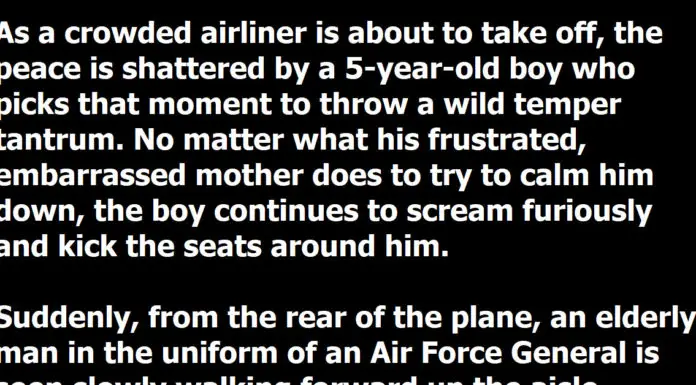 Boy Throws A Tantrum On A Plane But Gets Put In His Place