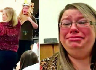 Mom is outraged after teacher snatches the mic away from her autistic son during a Thanksgiving school play