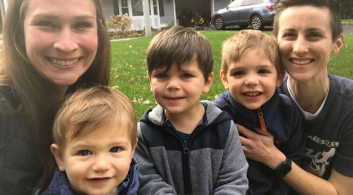 Couple adopts 3 biological brothers under 4 so they can grow up together