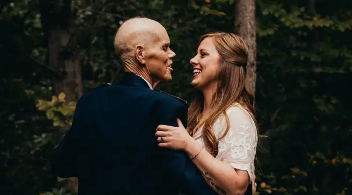 Bride-to-be skips engagement photos to share memorable moment with her dying father