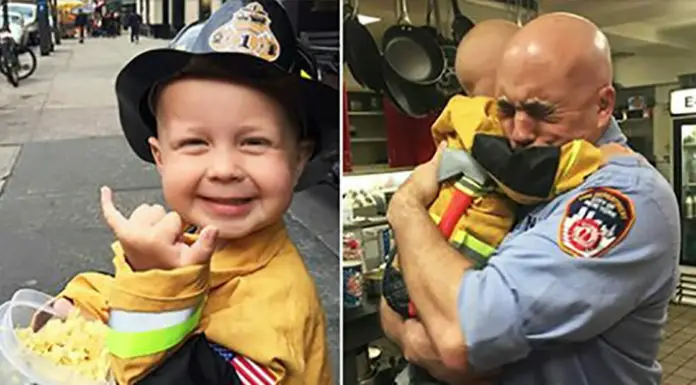 Terminally ill boy who loved firefighters meets his NYFD heroes