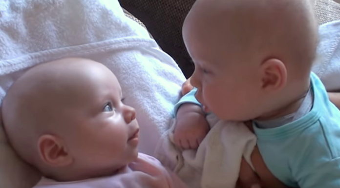 Twins have their first conversation, and the adorable video’s been watched over 21 million times