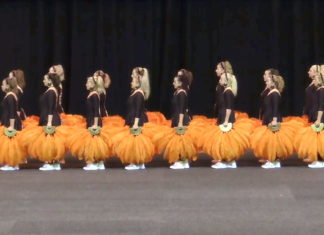 Dance group performs mesmerizing human kaleidoscope routine to “Bohemian Rhapsody”