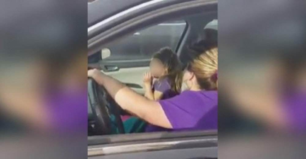 Woman Caught Assaulting Daughter Because Dad Visits Her At School