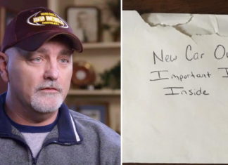 Dad buys car for his daughter, finds note in glove-box inside the vehicle