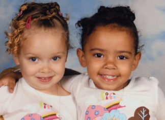 Twin girls have different skin color, teacher accuses mom of lying about them being sisters