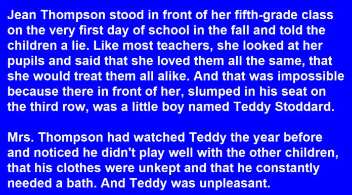 Teacher Is Left Heartbroken after Reading Her Worst Student’s Personal File