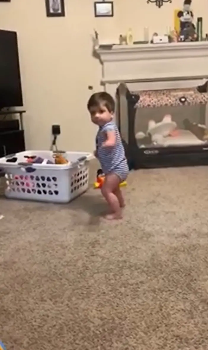 A Week after He Learns How to Walk, Baby Boy Stuns Millions with His ...