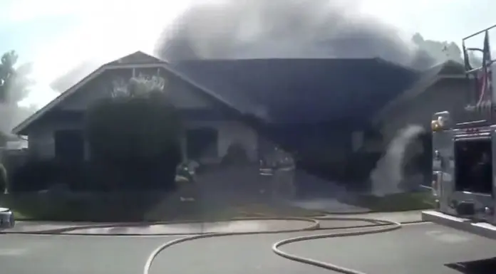 Garbage Man Kicks In Front Door Saving Elderly Couple from Fire in the Nick of Time